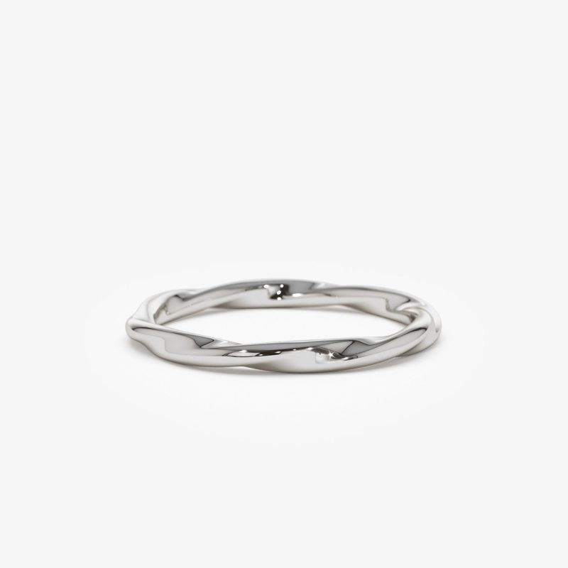 14k Wavy Promise Ring Ferkos Fine Jewelry