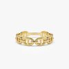 14k Solid Gold Mariner Chain Ring 14K Gold Ferkos Fine Jewelry