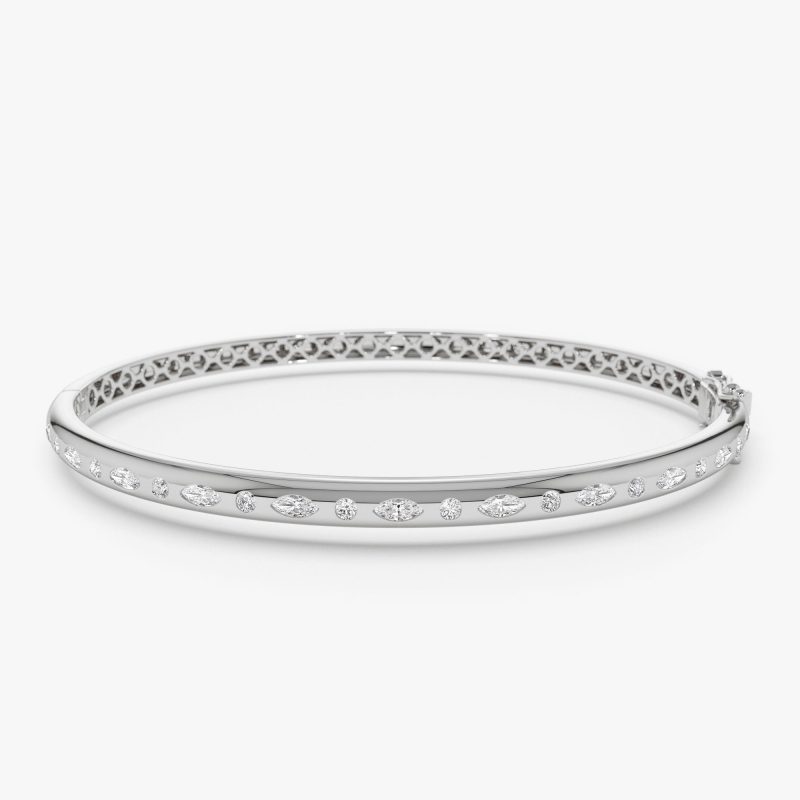 er0321 14K White Gold Ferkos Fine Jewelry