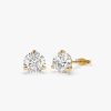 1.50 ctw 14k Martini Setting Round Lab Grown Diamond Studs - Alice 14K Gold Ferkos Fine Jewelry