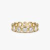 2.95 ctw 14k Bezel Setting Full Eternity Round Lab Grown Diamond Ring - Camila 14K Gold Ferkos Fine Jewelry