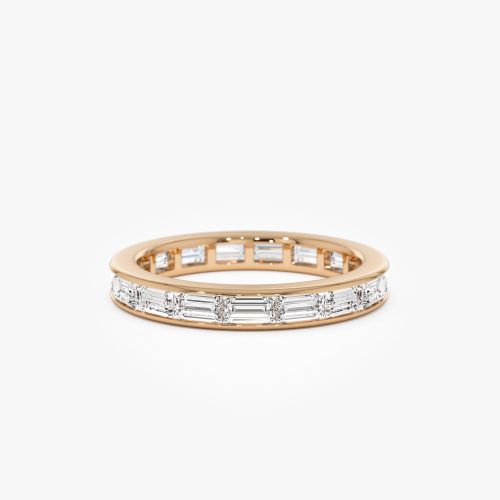 1.6 ctw 14k East to West Setting Full Eternity Baguette Lab Grown Diamond Ring - Layla Ferkos Fine Jewelry