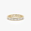 1.6 ctw 14k East to West Setting Full Eternity Baguette Lab Grown Diamond Ring - Layla 14k Gold Ferkos Fine Jewelry