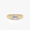 1.00 ctw 14k Emerald Cut Lab Grown Diamond Ring - Remi 14k Gold Ferkos Fine Jewelry