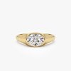 1.00 ctw 14k Oval Shape Lab Grown Diamond Ring - Amira 14k Gold Ferkos Fine Jewelry