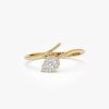 14K Pear-Shaped Diamond Wrap Ring 14k Gold Ferkos Fine Jewelry