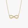 14k Twist Rope Infinity Necklace 14k Gold Ferkos Fine Jewelry