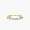 14k 0.30ctw 9 Stone Basket Setting Diamond Wedding Ring 14K Gold Ferkos Fine Jewelry