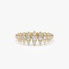 14k Unique Design Glamorous Diamond Ring 14K Gold Ferkos Fine Jewelry