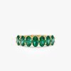 14k Oval Shaped Basket Setting Emerald Ring 14k Gold Ferkos Fine Jewelry