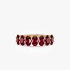 14k Oval Shaped Basket Setting Ruby Ring 14k Gold Ferkos Fine Jewelry